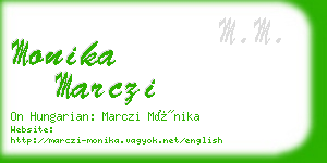monika marczi business card
